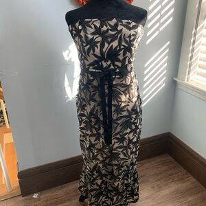 Strapless formal dress, size 10.